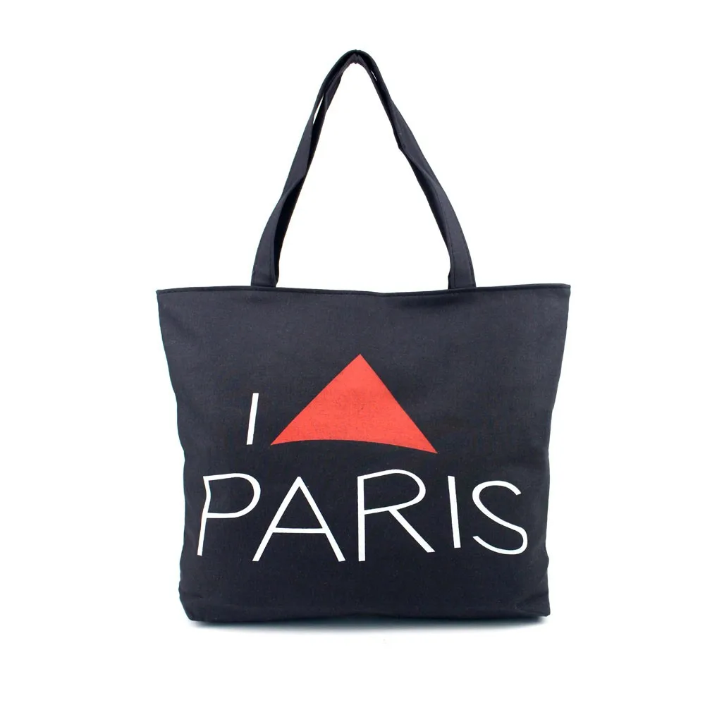 Buy Women Canvas Handbag Shopping Shoulder Bag Paris
