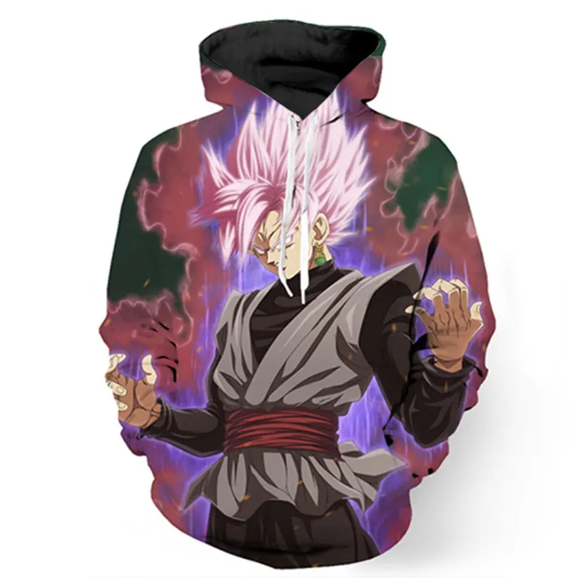 

Explosions in the spring and autumn of 2018 fashion 3D digital printing hooded Turtleneck European and American fashion vests