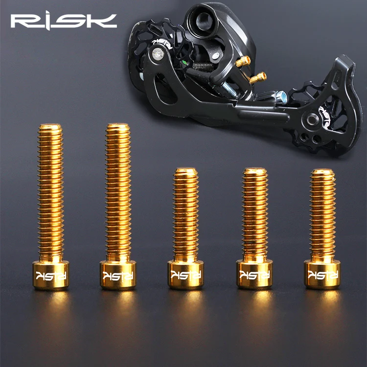 

For SHIMANO XT and SRAM Bike Derailleur Shift Adjust Bolts Titanium M4 * 13.5 / 20 mm Bike Accessories 3 Colors