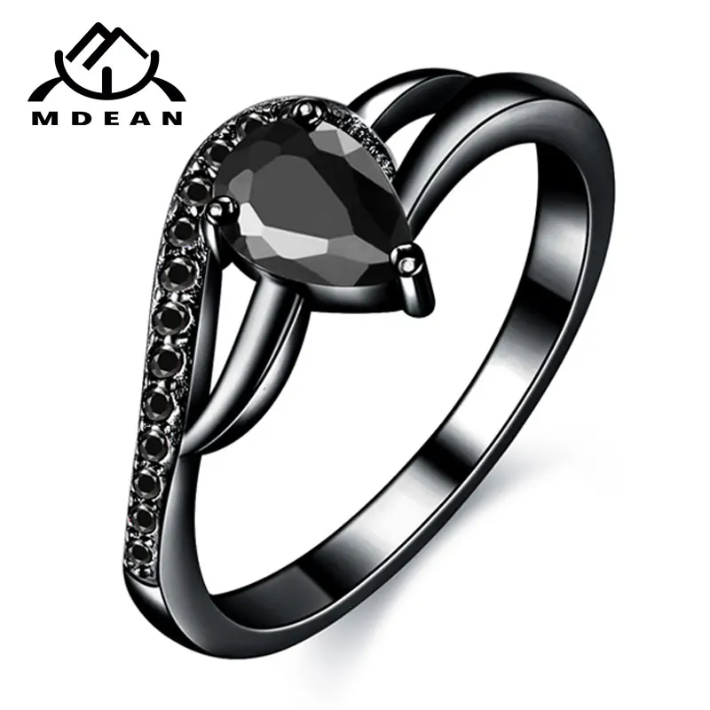 MDEA anillos de boda de Color dorado negro de compromiso negro AAA para  joyería de circonio para mujer moda Bijoux Bague tamaño 6 7 8 9 10  H457|wedding rings|ring engagementfashion rings - AliExpress
