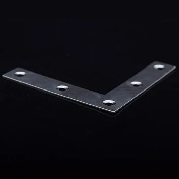 

DHL free shipping 201 stainless steel 80*80mm L shape metal plate bracket 100pcs/lot wholesale price