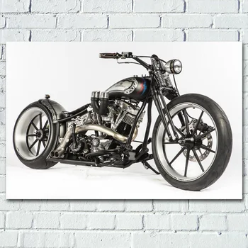 

BOBBER Motorcycle Motorbike vehicles Poster Wall Art Picture Silk Canvas Printed Art Paintings for Home Decor