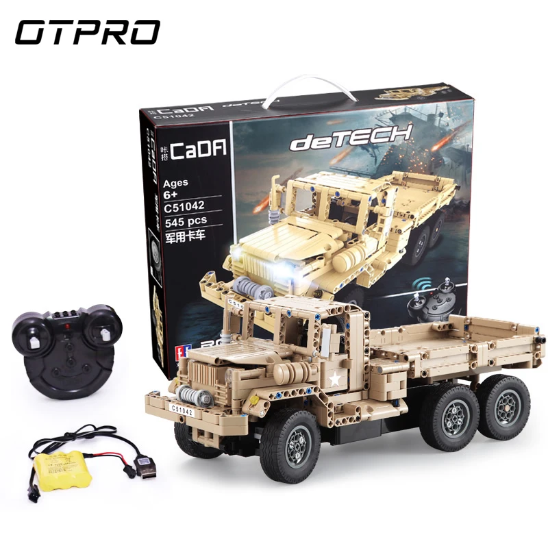 545 шт. военные войны тема fit Technic строительные блоки наборы RC грузовик Танк WW2