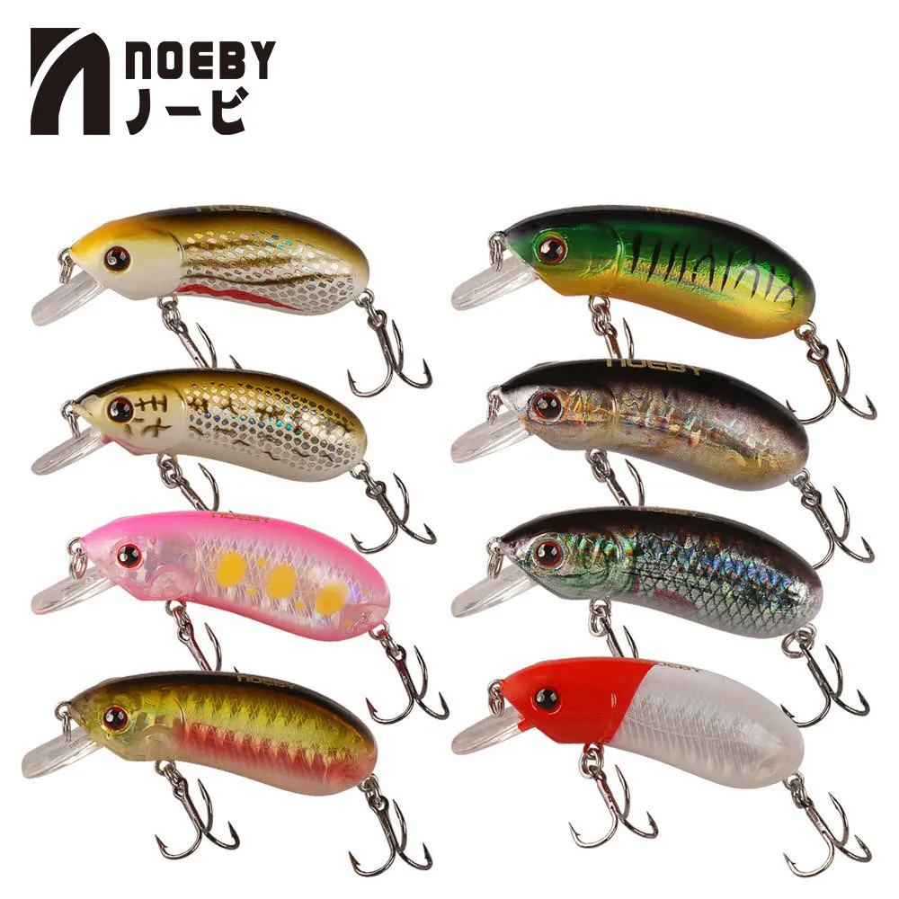 NOEBY прикормы NBL9111 гольян приманки 55 мм 10 5 г ПВХ жесткий реалистичные Swimbait море