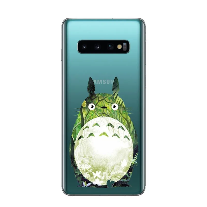 МИЛЫЙ Тоторо Унесенные призраками Ghibli Аниме Миядзаки мягкий чехол для Samsung Galaxy J3 J5 J7 J7 ЕС J6 J8 NOTE 8, 9 - Цвет: TPU