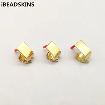 

New arrival! 21X12mm gold color 100pcs bend-shape Stud earring for earrings accessories/Earring parts/hand Made Jewelry DIY