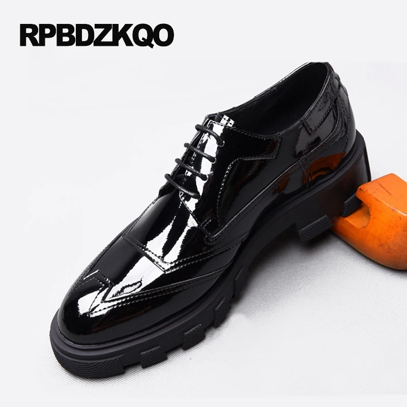 Wedding Work Classic Formal Wingtip Business Party Men