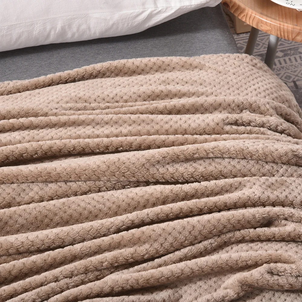 Клетчатое одеяло, плюшевые одноцветные покрывала для дивана, мягкие флисовые одеяла фланелевые покрывала для дивана 60001