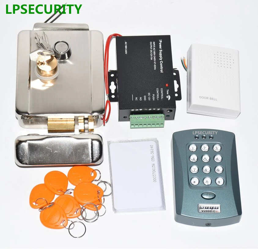 LPSECURITY 12VDC WG26 считыватель Входная RFID Клавиатура управление доступом