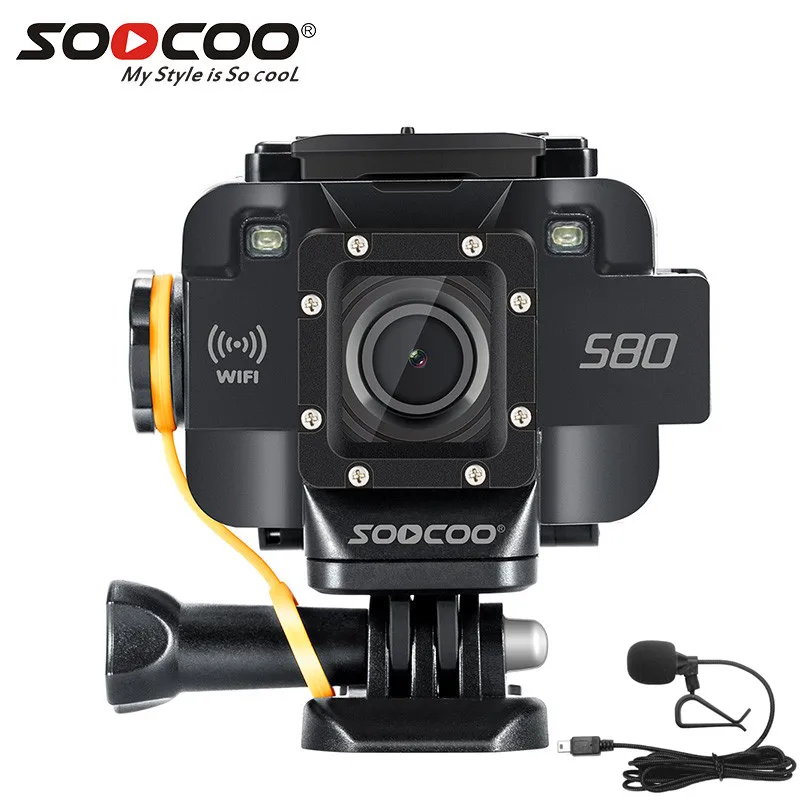 Soocoo на S80 экшн камеры Wi Fi 1080 P Водонепроницаемый 20 м Поддержка микрофон dvr