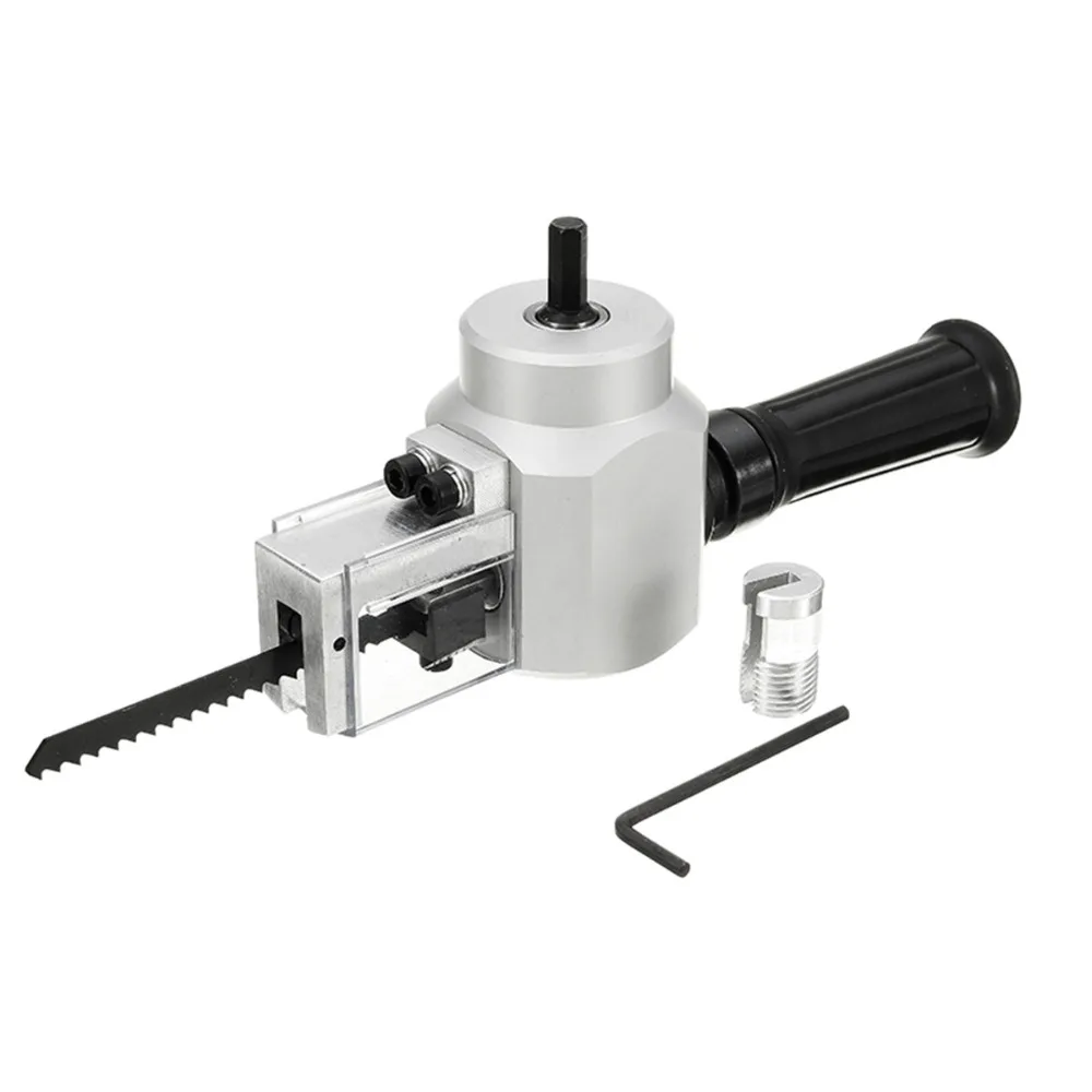 

Double Head YT-180A Wood Sheet Metal Nibbler Cutter Power Drill Attachment Holde