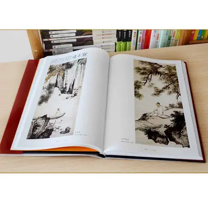 2 книги Традиционный китайский для живописи, рисования чернила для кистей художественный Sumi-e альбом Чэнь Шао мэй пейзаж цветок птицы книга xieyi