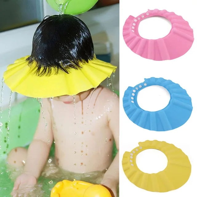 20pcs/lot Soft EVA Baby Child Kids Toddler Bath Shower Cap Wash Hair