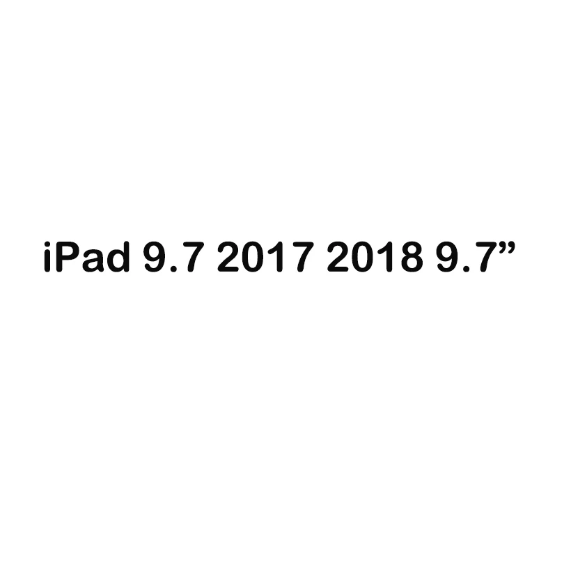 SLINE черная крышка чехол для Apple iPad 9,7 Mini 1 2 3 чехол силиконовый Air 2 Air2 Mini1 Mini2 Mini3 мягкий планшетный iPad 6 iPad6 - Цвет: iPad 9.7 2017 2018