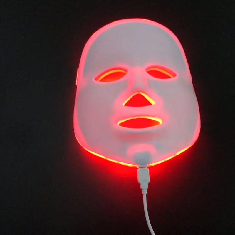 7 цветов Led Light прибор для фототерапии уход за лицом омолаживатель для лица Корейский Led маска терапия