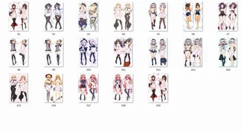 

July 2016 update Kantai Collection / KanColle character Yamato Haruna Graf Zeppelin & Bismarck body pillowcase cover