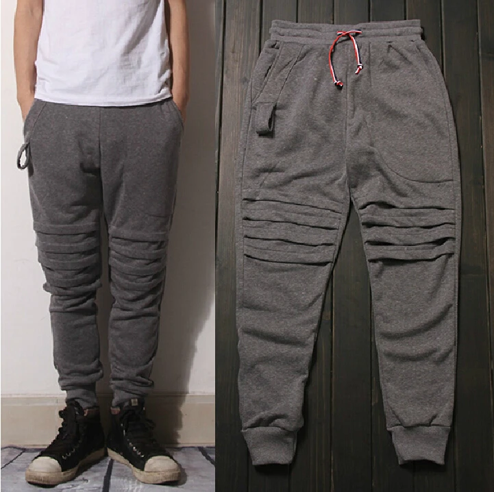 sweatpants with knee pads