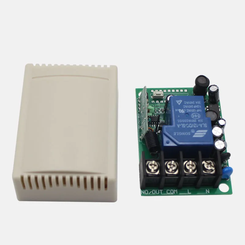 433Mhz Universal Wireless Remote Control Switch AC 220v 110V 120V 2CH Relay Receiver Module and 1pcs RF 433 Mhz Remote Controls