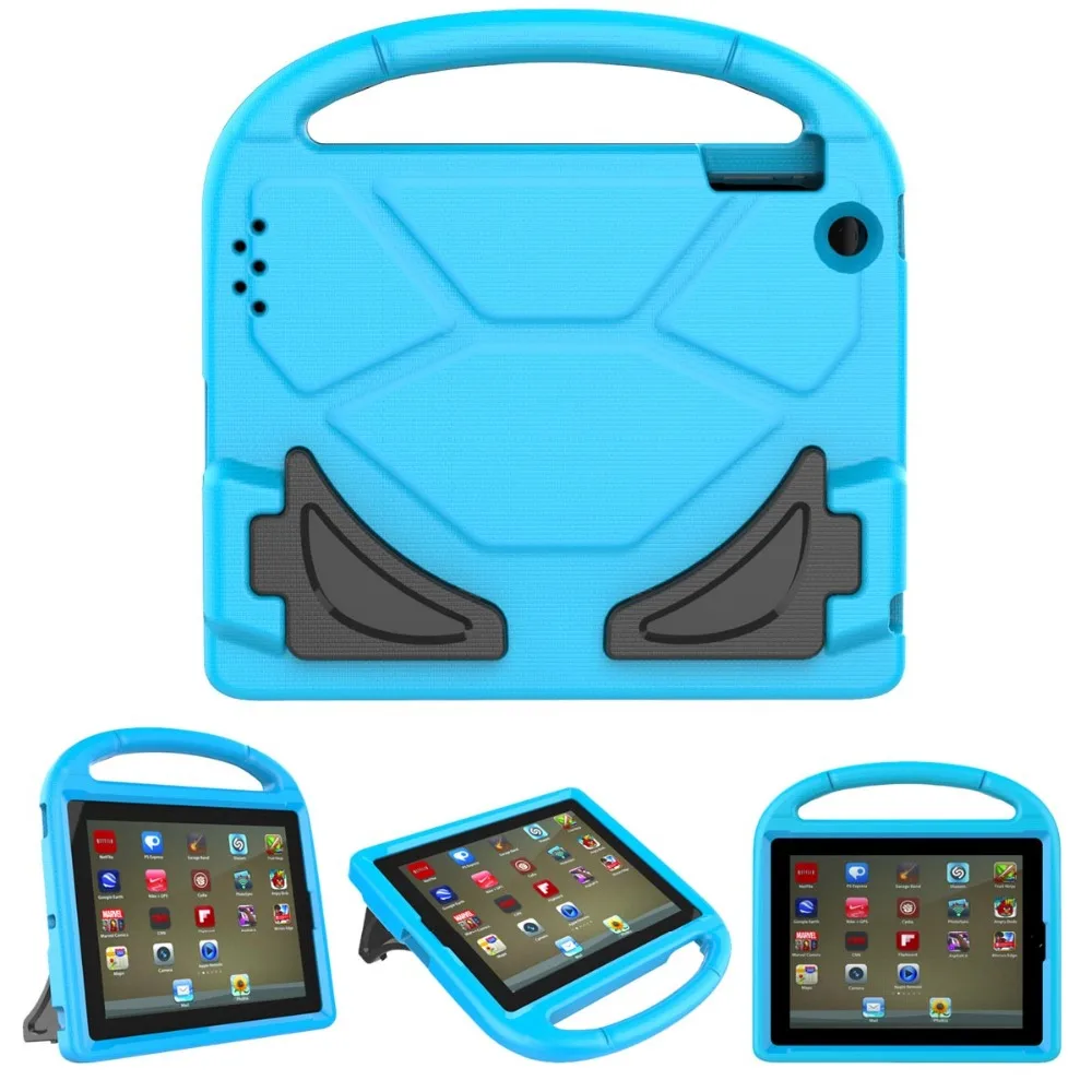 

For iPad 2 3 4 Case Drop Proof Catoon Kids Children Toy EVA Foam Protective Shockproof Cover Stand Cases for Apple iPad 4 3 2