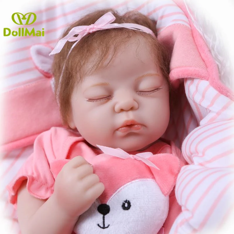 Muñeca bebé real silicona de 50cm, juguete de bebé recién nacido, juguetes de Boutique|Muñecas| - AliExpress
