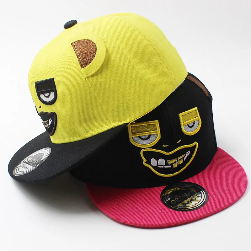 LOVINGSHA Boy Baseball Caps Cute Bear Design 3 8 Years Old Kid Snapback High Qaulity Adjustable Cap For Girl CC086|kids snapback caps|baseball