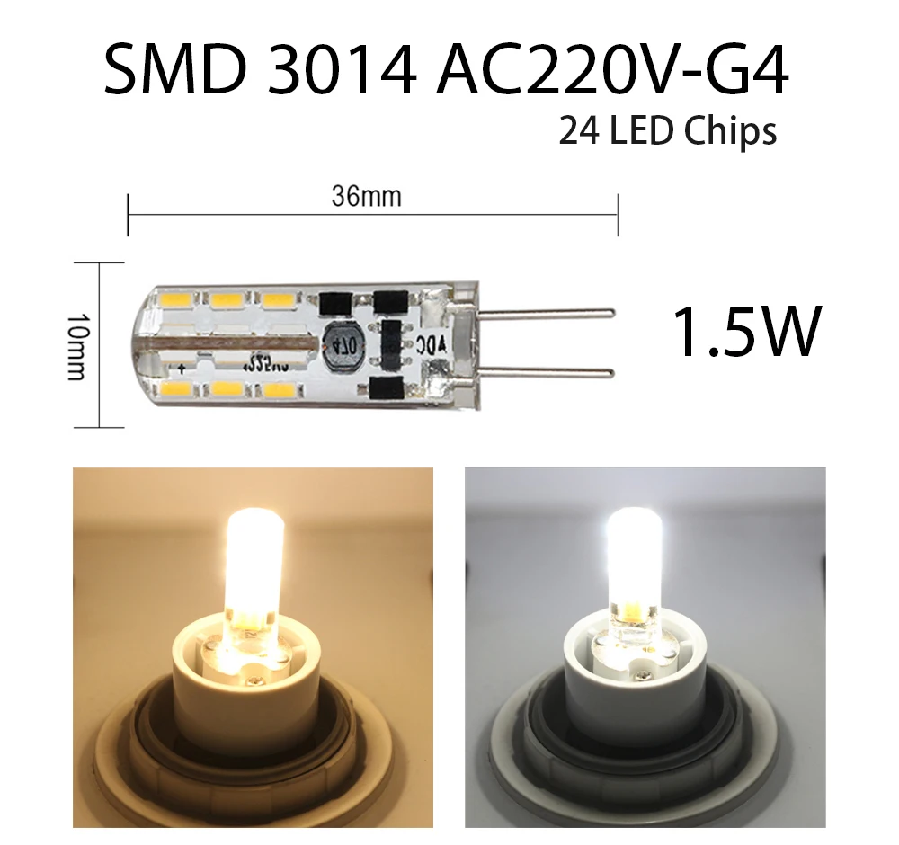 Новое поступление 12 В AC/DC COB G4 светодиодный светильник 3 Вт G4/G9/E14 лампа светильник для хрустальной люстры с подсветкой Лампы SMD 24 светодиодный светильник