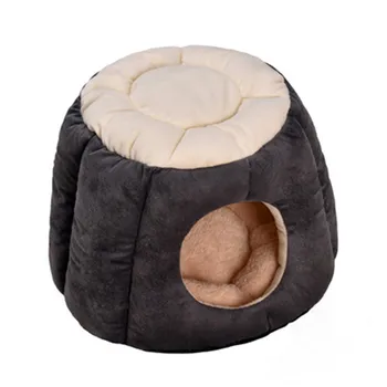 

Creative round cat litter high elastic PP breathable winter warm pet Teddy puppy dog litter cat litter pet supplies 3 colors
