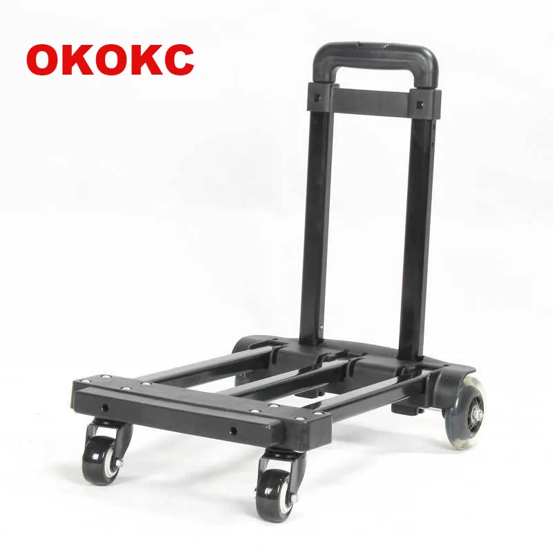 OKOKC 4 Universal Wheels Rolling Luggage Cart Caster Wheel Portable