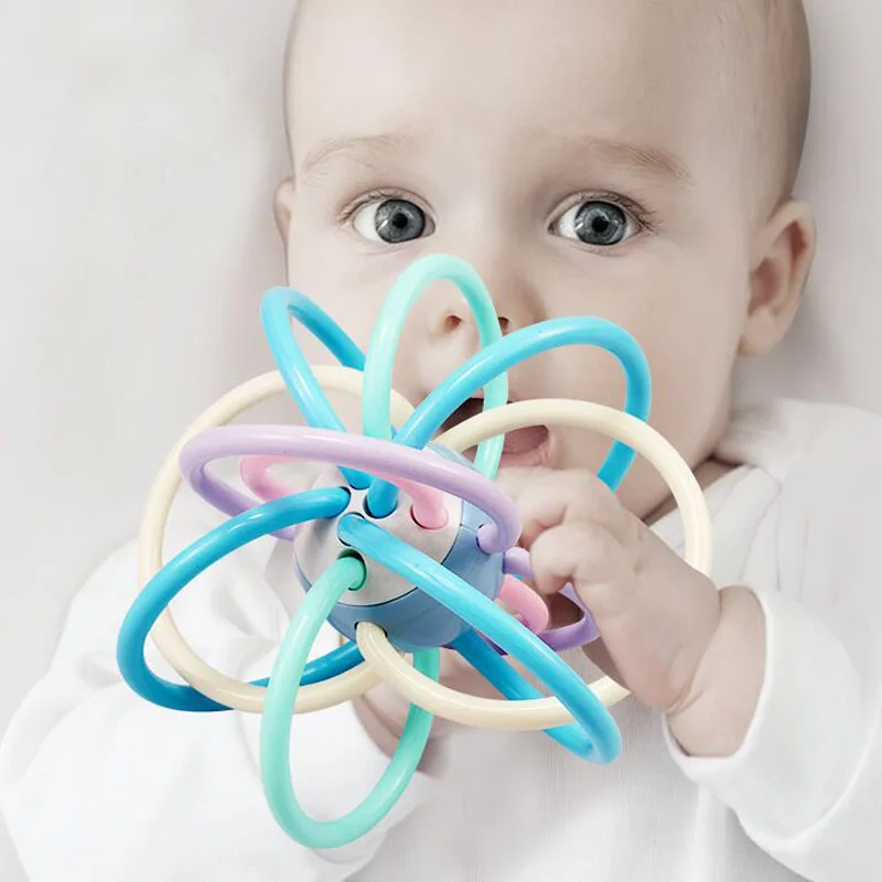 Baby Toy Fun Loud Bell Ball Baby ball toy rattles Develop Baby