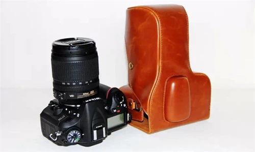 New Retro Vintage PU Leather Camera case For Nikon D3100 D3200 D3300 cover pouch bag Fit 18-55mm 18-105mm Lens 