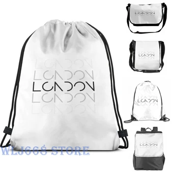 

Funny graphic print shoulder Bags women LONDON (3) Single shoulder backpack travel for men Gym Bag