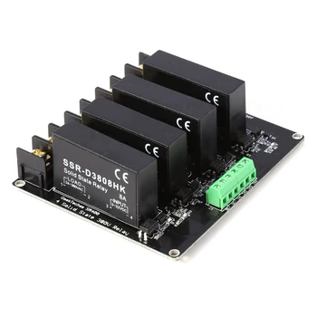 

380V 8A 4 Channels Solid State Relay Module Board SSR Switch Controller