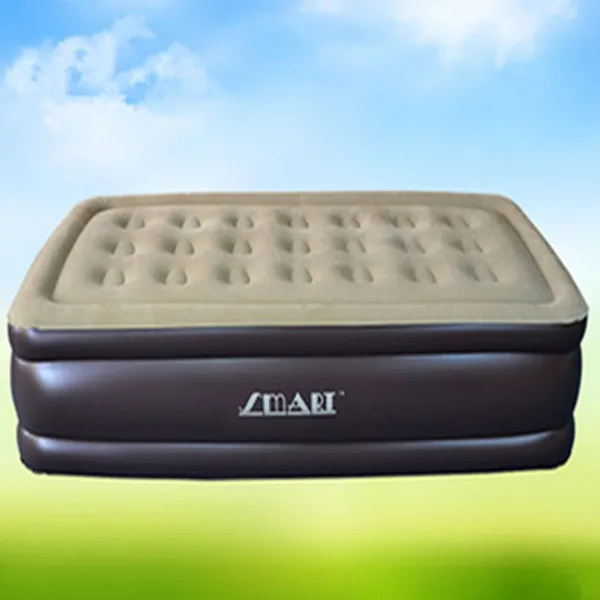 192x102x43 سنتيمتر الفرش الهوائي السرير PVC مرتبة هوائية es airbed مع يتدفقون سطح لشخص واحد