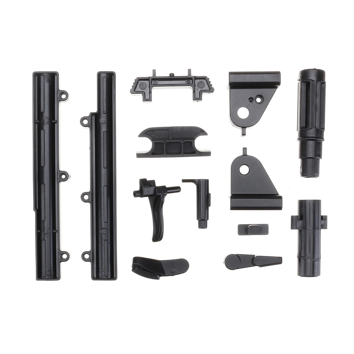 13Pcs acs Modification Parts For Bingfeng Mp7 Water Gel Ball Blasting Replacement Accessories Sight Red Tee Upgrade Tee Tube - Цвет: 13Pcs acs