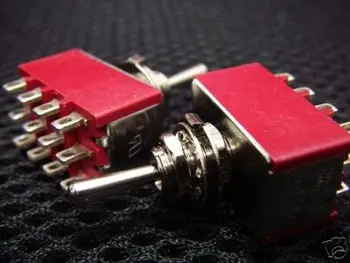 

Center off 4PDT (ON)/OFF/(ON) Toggle Switches PKG50