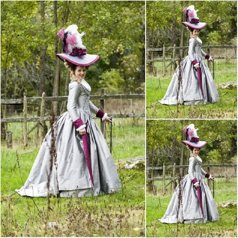 19 века Гражданская война Southern Belle платье вечернее платье/викторианской Лолита платья/Scarlett платье US6-26 SC-806