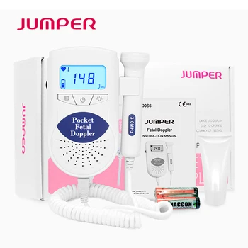 

Jumper Angelsounds Fetal Doppler Baby Ultrasound Heartbeat Monitor Handset Prenatal Babyheart Monitors 3.0 MHz Vascular Doppler