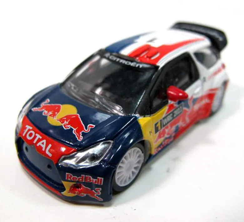 Высокая моделирования CITROEN DS3 WRC гоночная модель, 1: 64 сплава автомобиля игрушки, металлические литья, Коллекция игрушечных автомобилей