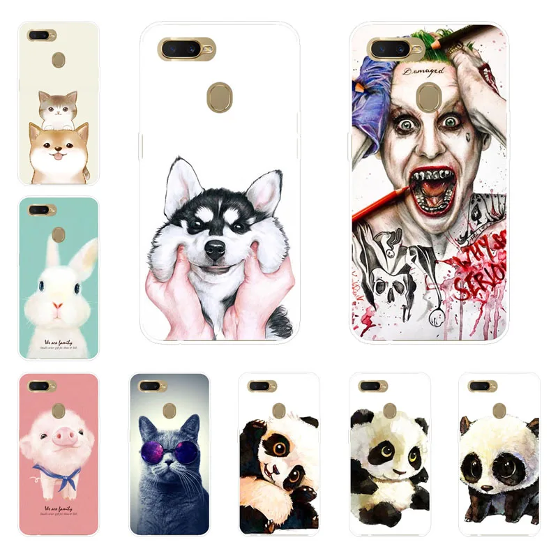 

For OPPO A7 Case,Silicon Super panda Painting Soft TPU Back Cover for For OPPOA7 protect Phone shell