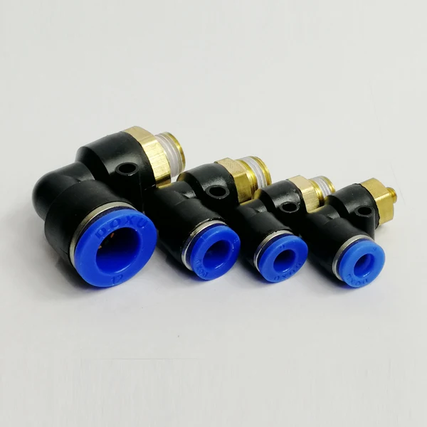 Пневматический быстроразъемный фитинг типа PL OD 4 6 8 10 12 мм 1/8 'Ƈ/4'' 3/8