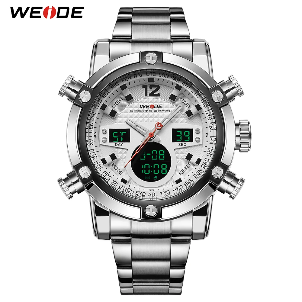 

WEIDE 2019 NEW Luxury Brand Sport Watches Men's Quartz Clock Army Military Wrist Watch Relogio Masculino Hours Christmas Gift