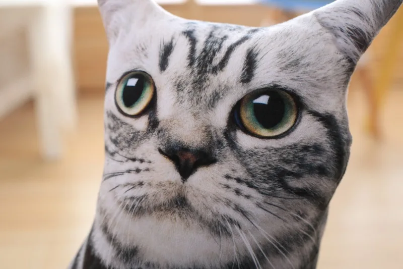 Новый стиль 3D Творческий кошка бросить подушки моделирование кошка плюшевые Cusion дома Decororation подушки 45 см для мальчиков и девочек подарок