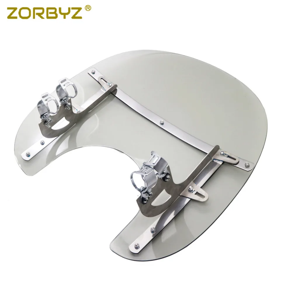 ZORBYZ Универсальный дефлектор для чайного мотоцикла Лобовое стекло крепление