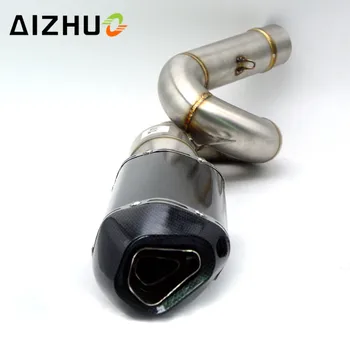 

Motorcycle Exhaust Pipe Muffler Mid Pipe FOR KAWASAKI Z800 Z 800 2012 2013 2014 2015 2016 2017