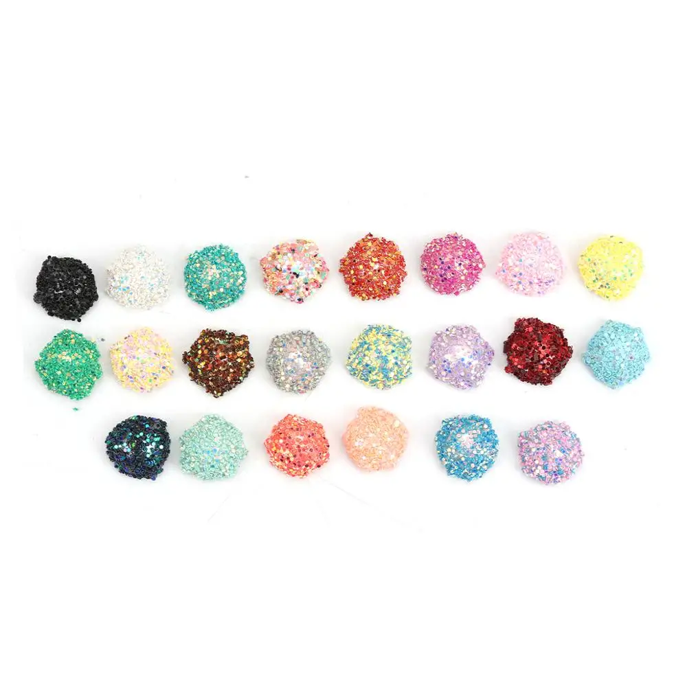 

DoreenBeads Fashion Acrylic Dome Seals Cabochon Round Pink AB Rainbow Color Sequins Jewelry DIY Findings 19mm( 6/8") Dia, 10 PCs