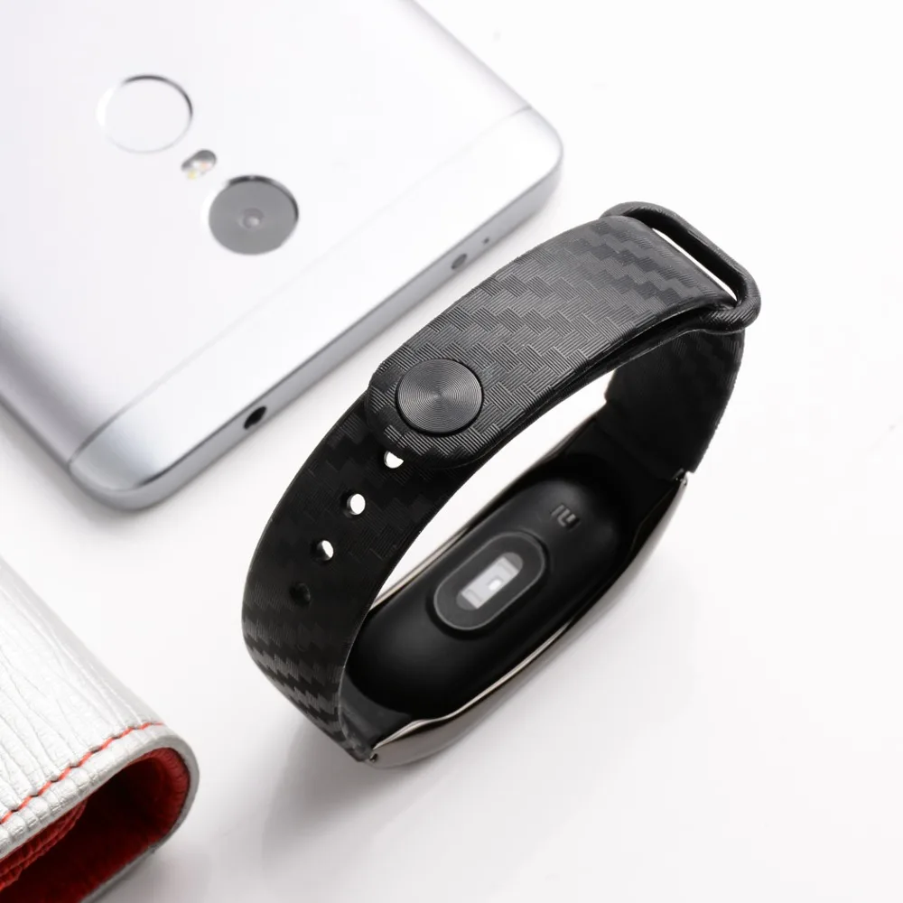 Ollivan силиконовый ремешок из углеродного волокна для Xiaomi mi Band 2, смарт-браслет, аксессуары для mi Band 2, браслет mi band 2, ремешок на запястье