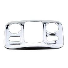 Puledro Che Brucia ABS Chrome Copertura Della Lampada Della Luce di Lettura Auto Paillette Sticker per Peugeot 2008 2014-2017 Modificato Accessori