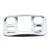 Puledro Che Brucia ABS Chrome Copertura Della Lampada Della Luce di Lettura Auto Paillette Sticker per Peugeot 2008 2014-2017 Modificato Accessori