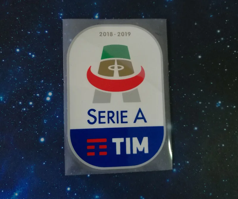 New 18 19 Silicone Italia Calcio red coppa patches Italia Circle Scudetto Scudetto Italy Cup Serie A patch