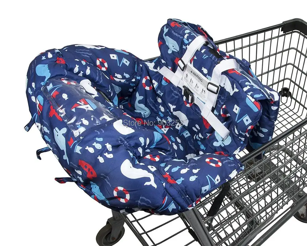 Baby Shopping Trolley Cart Seat Pad Kid Child High Chair Cover Protective Mat